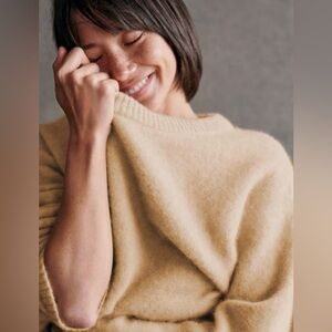 Sezane Amiel jumper in vanilla, size XS